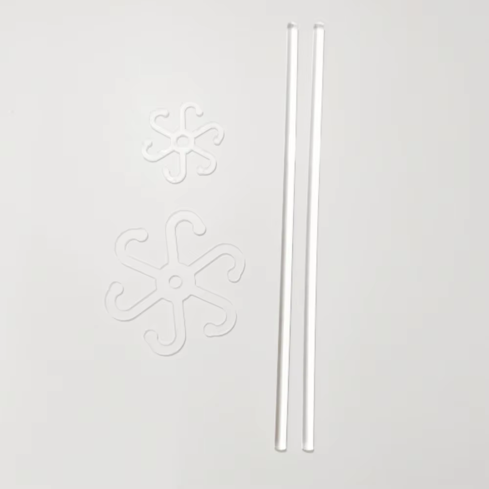 Le support de support pour plantes en acrylique fournit un support supplémentaire pour les plantes et les fleurs pour aider les cultiver