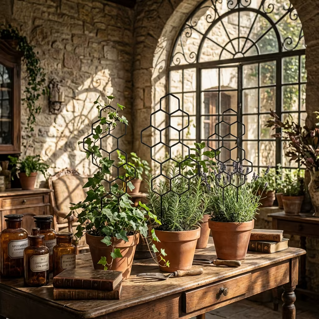 Deux supports de formation pour plantes grimpantes