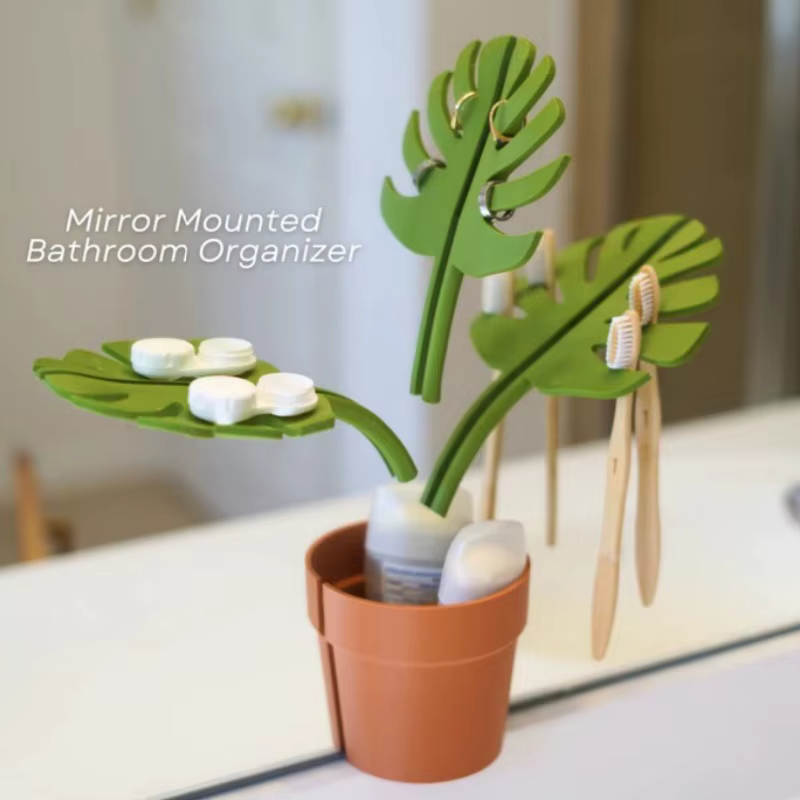 Dessous de verre en feuille de Monstera imprimé en 3D
