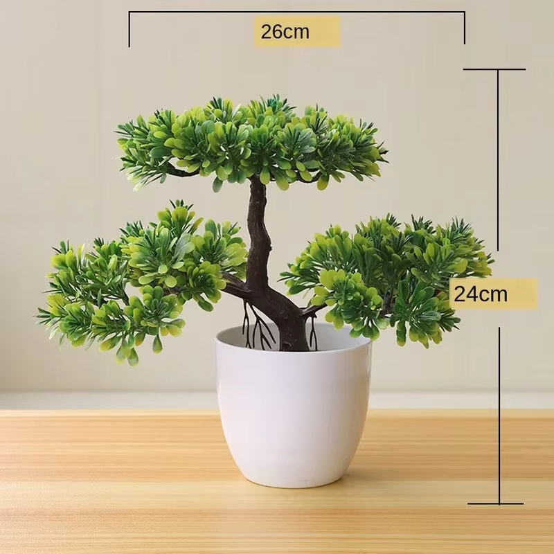 Plantes artificielles bonsaï en pot