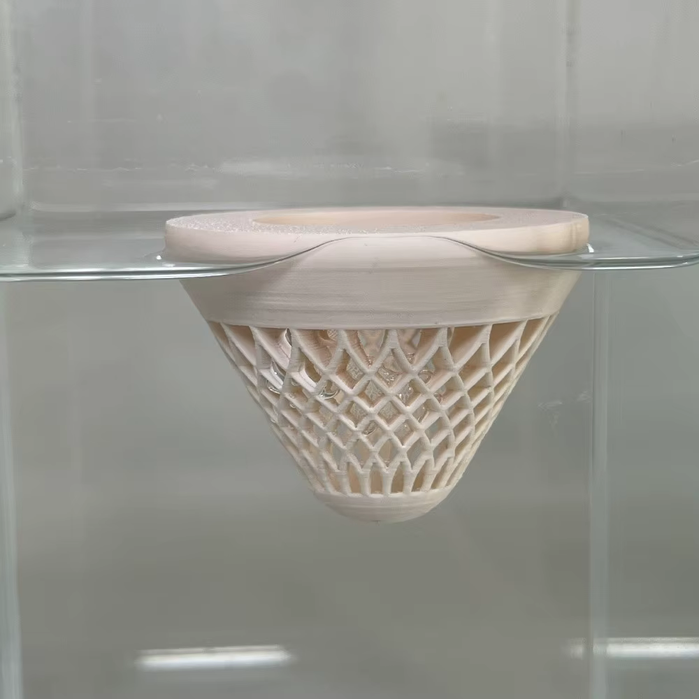 Pot de fleurs flottant décoratif en PLA avec trous
