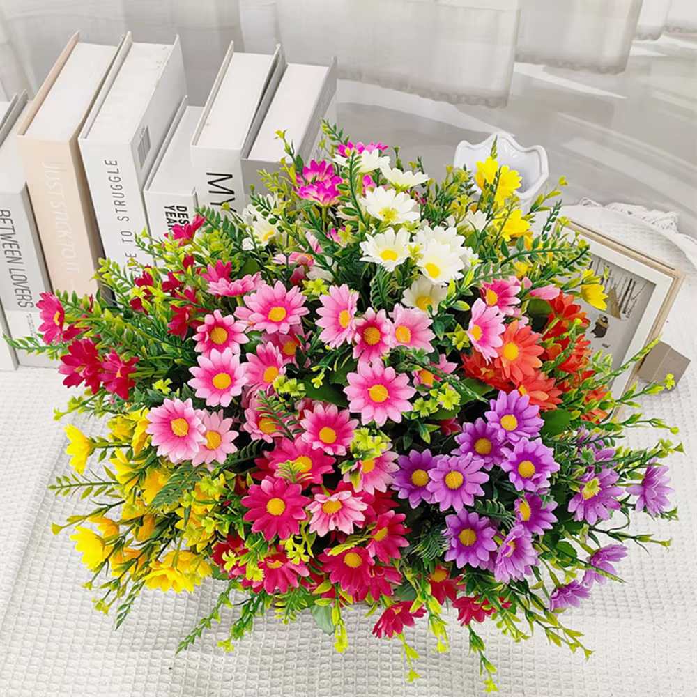 1 paquet de fleurs artificielles d'extérieur