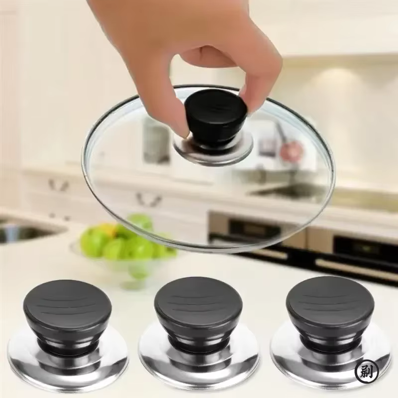 (3 pièces) bouton de Pot en verre en plastique universel