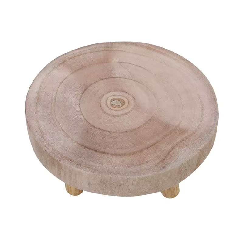 Tendance chaude-Mini tabouret en bois présentoir plante support décoratif