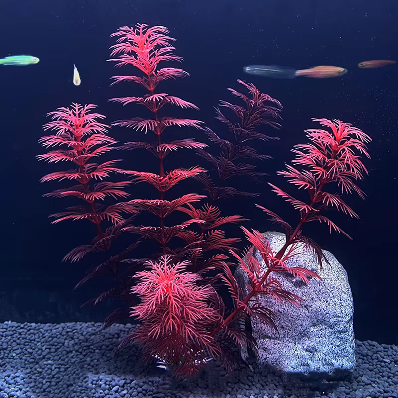 Plantes artificielles de décoration d'aquarium