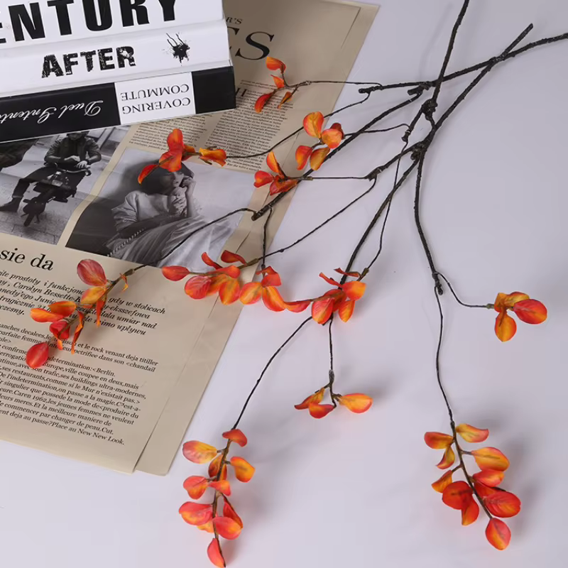 Simulation de feuilles d'érable d'automne