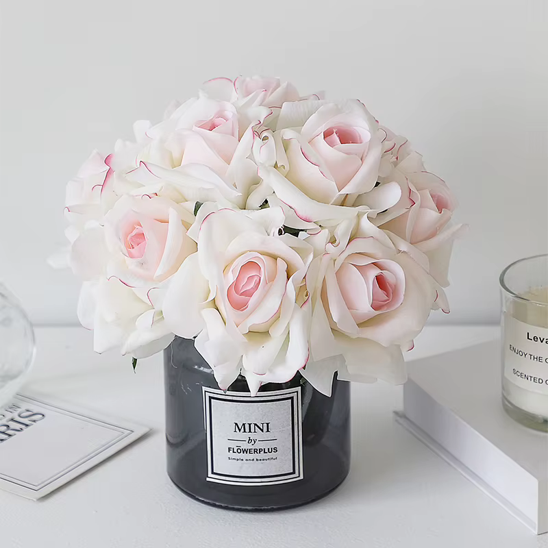 Fleurs artificielles 5 têtes