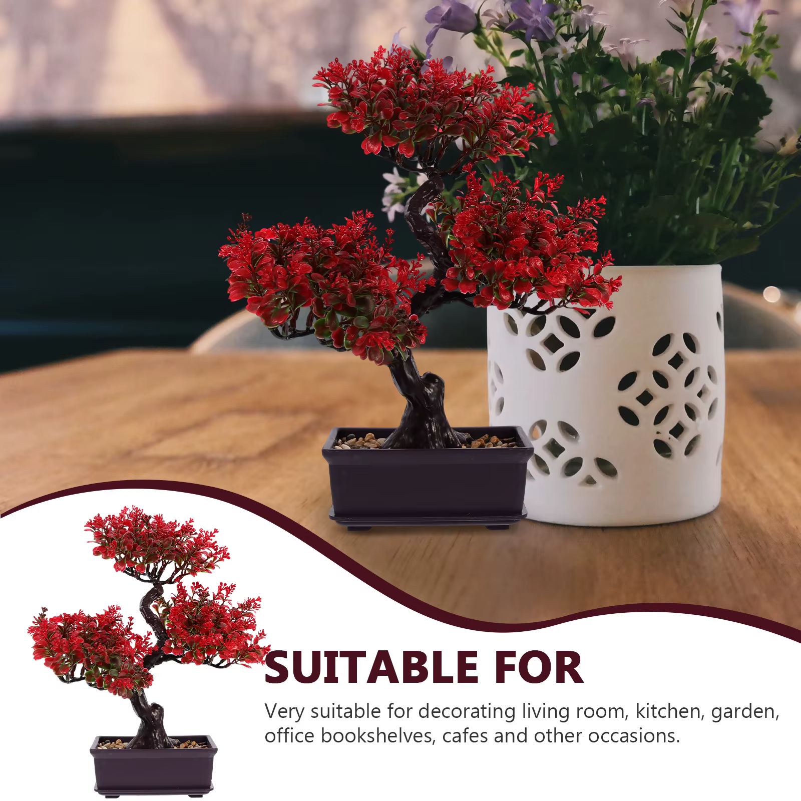 Fausses plantes en pot