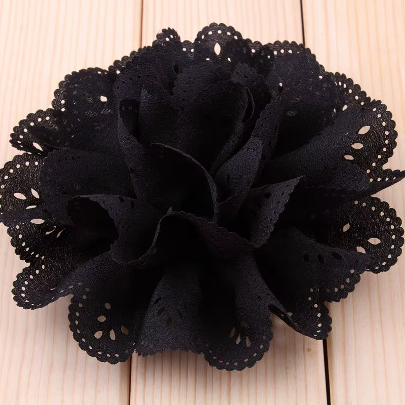 Fleurs artificielles en tissu pour robes de filles, fleurs en tissu à œillets moelleux pour bandes de sauna, accessoires pour cheveux, 15 couleurs, 4 po