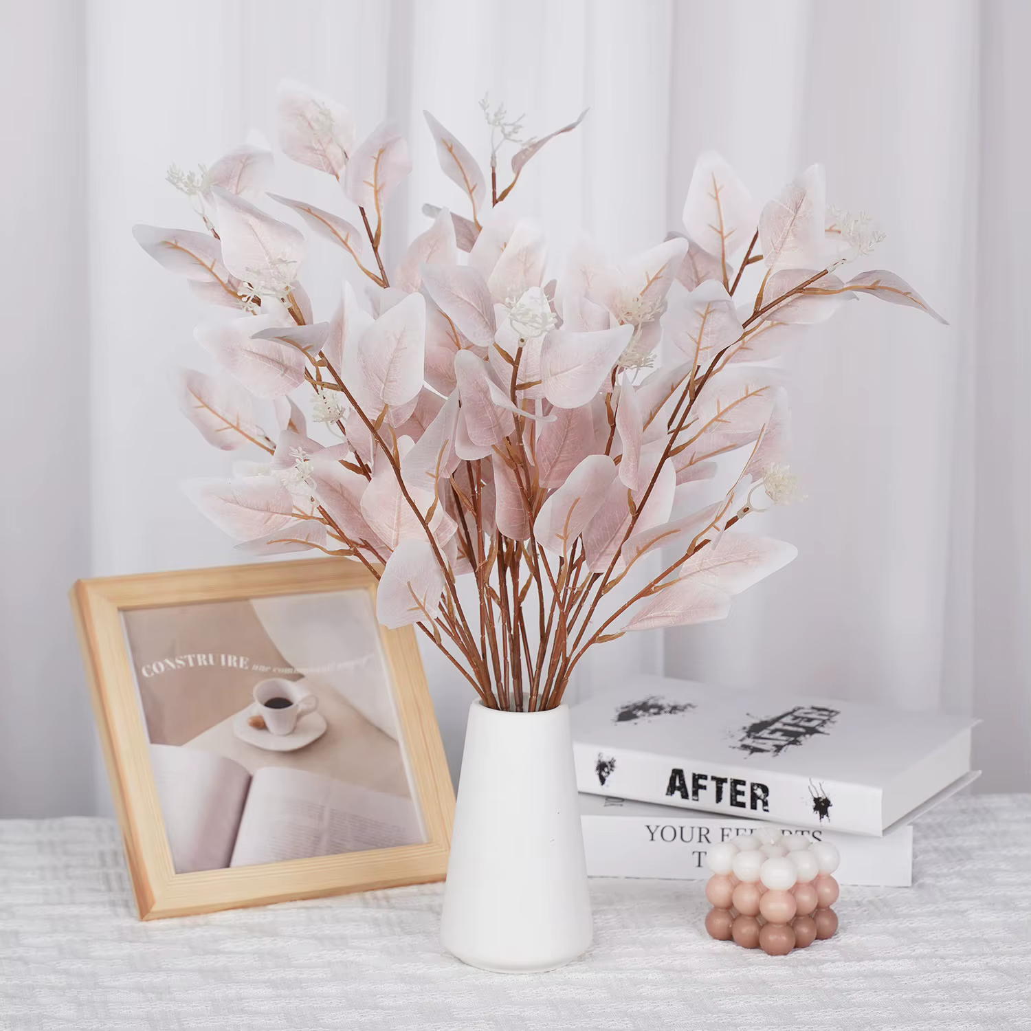 Plante artificielle longue branche d'eucalyptus