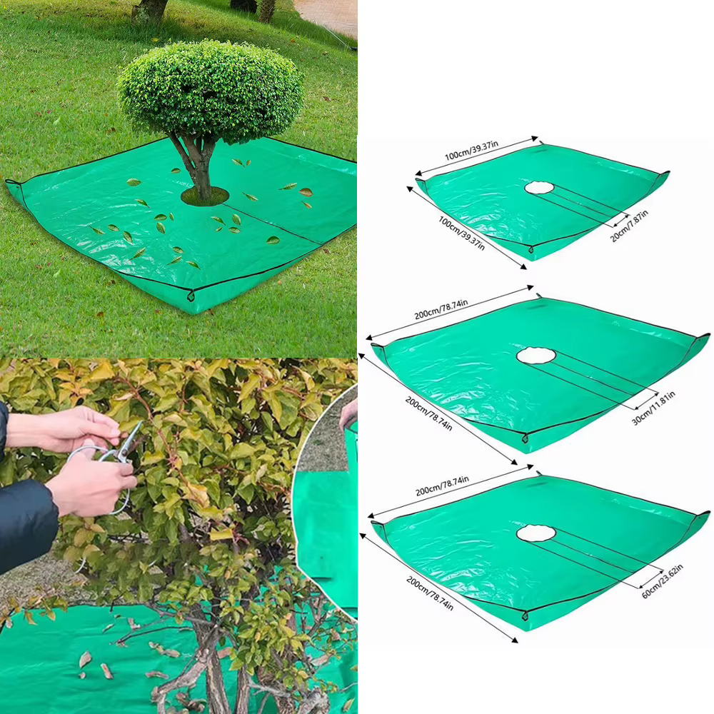 Bâche de protection paysagère imperméable avec trous de 7