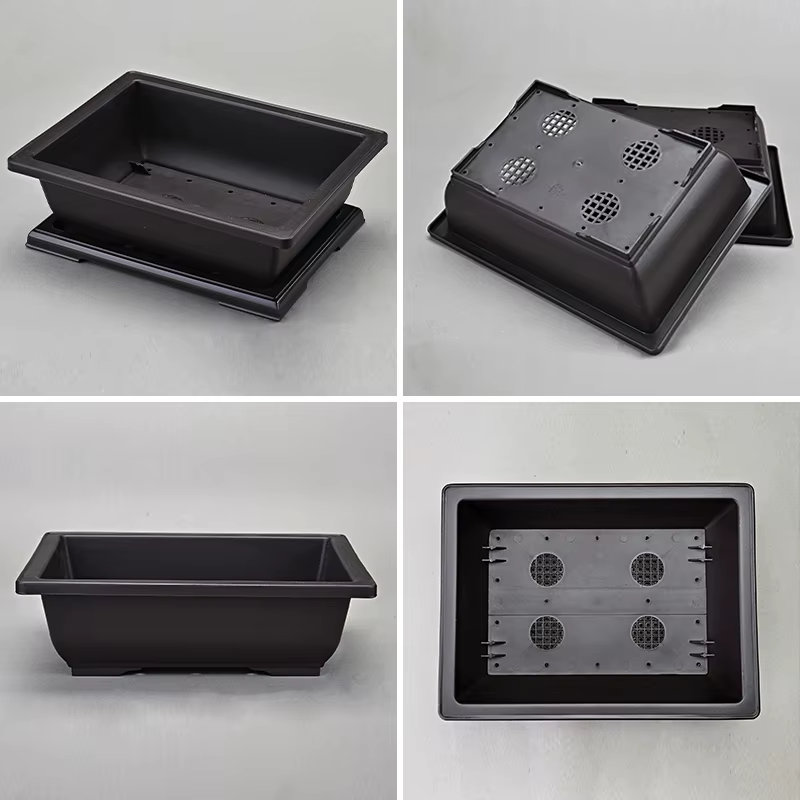 Pots De Fleurs Rectangulaires Carrés En Plastique