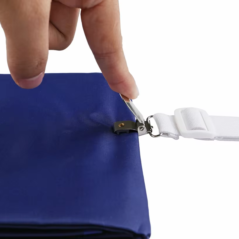 Attaches de drap de lit réglables, 4 pièces, sangles élastiques pour housse de matelas, support d'angle, pinces à Clip, cordon de suspension, fermoirs à boucle à crochet