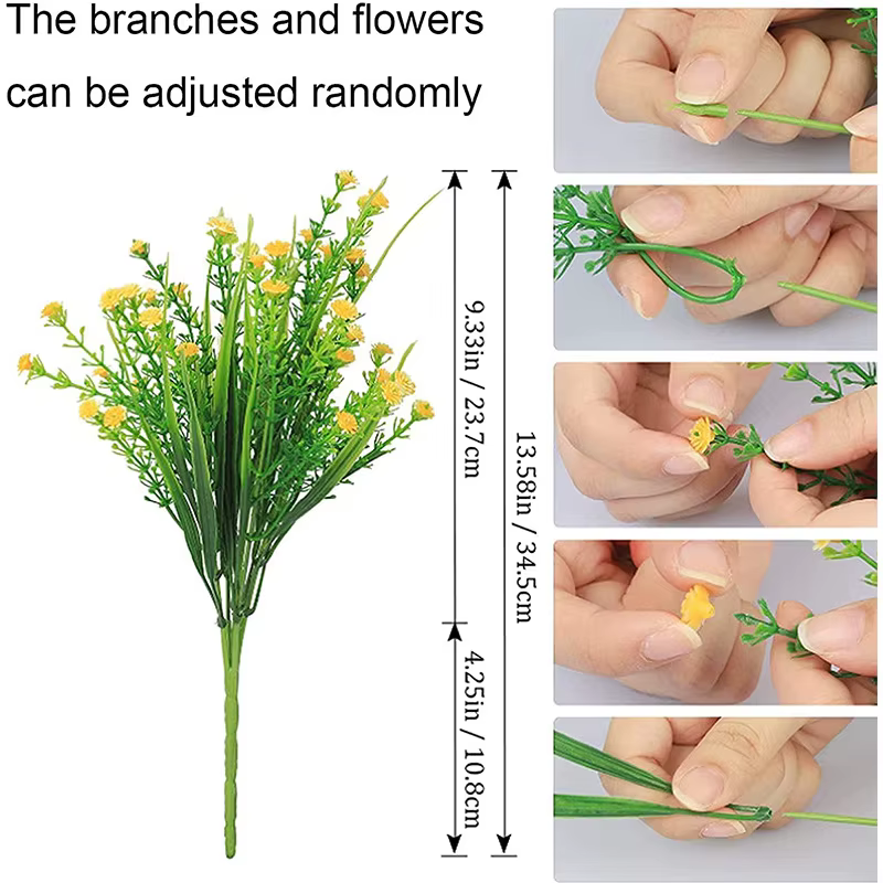Fleurs artificielles résistantes aux UV