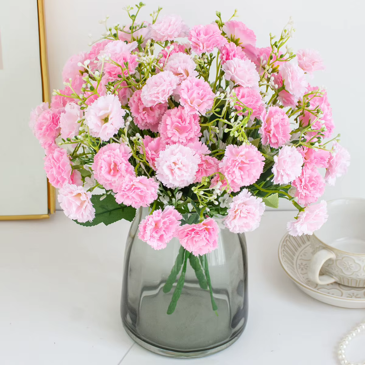Fleurs Artificielles Œillet pour la Saint-Valentin