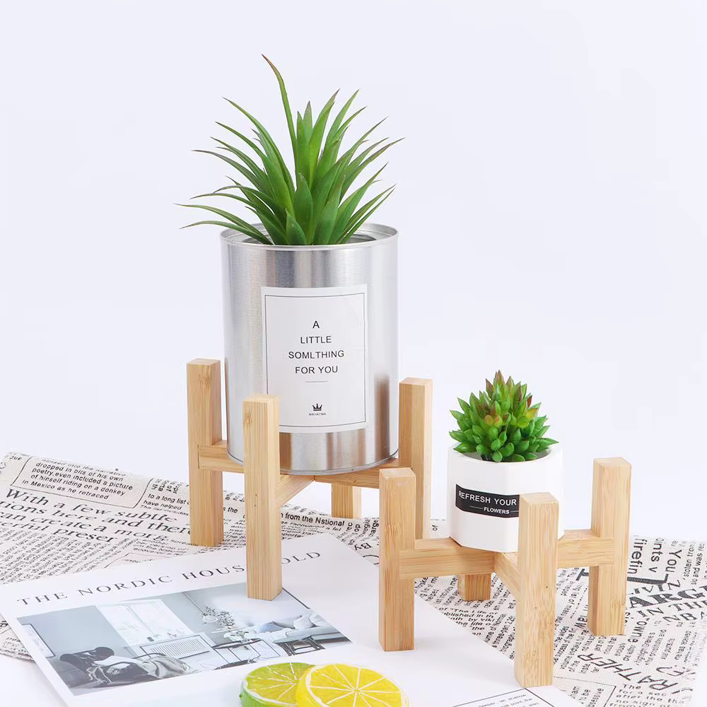 Présentoir de jardinière sur pied d'intérieur