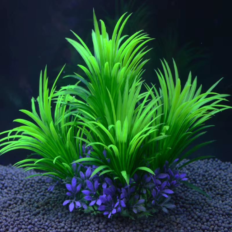 Plantes artificielles de décoration d'aquarium