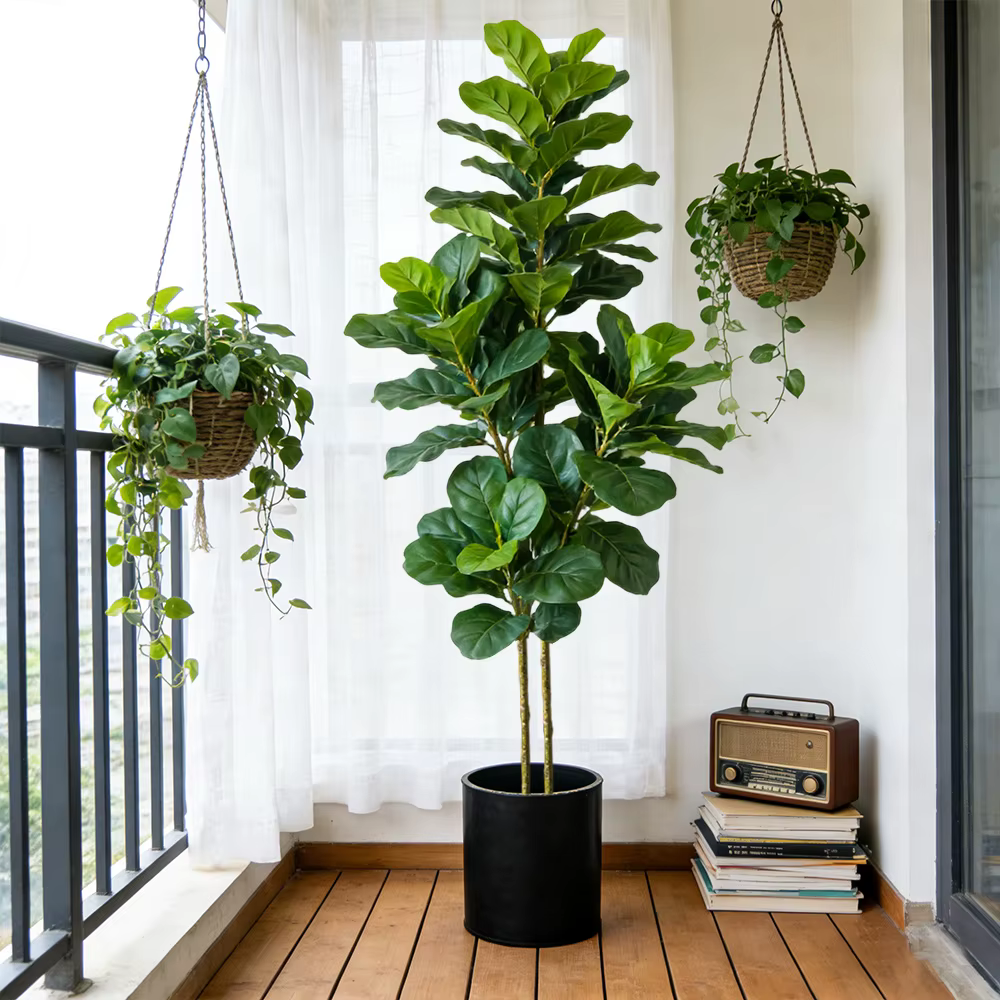 Grand arbre artificiel Ficus de 64/122 cm