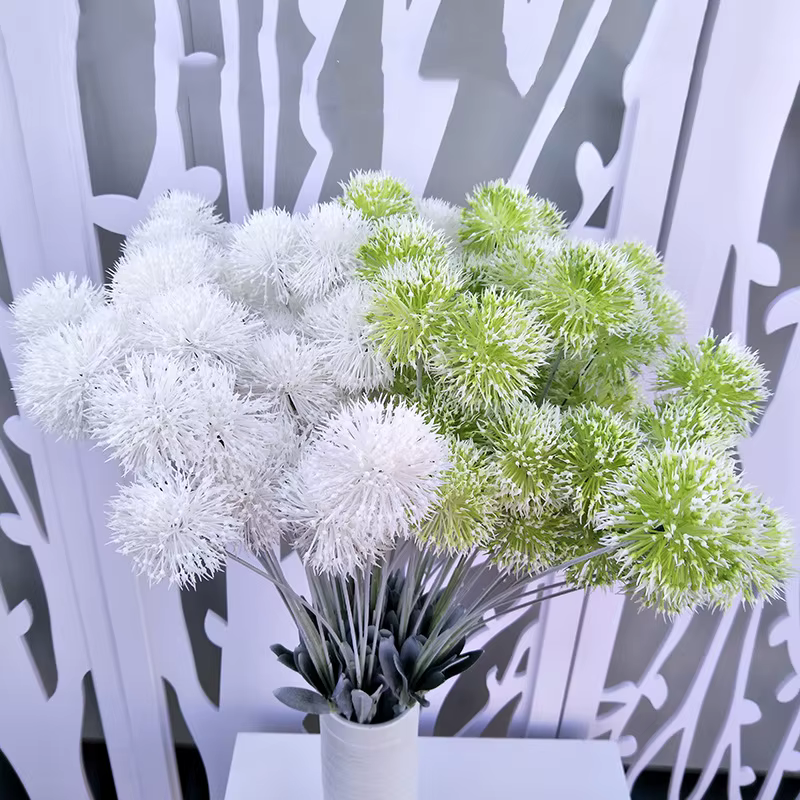 Bouquet de pissenlits artificiels pour la décoration intérieure