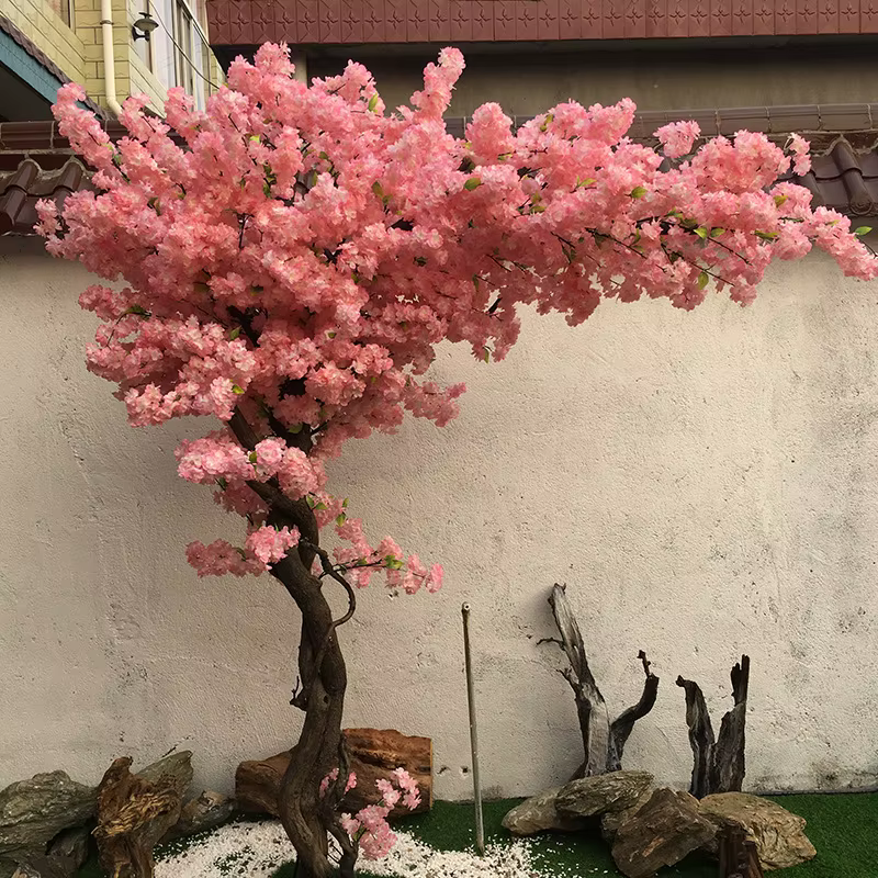 Simulation d'arbre à cerisier double couche