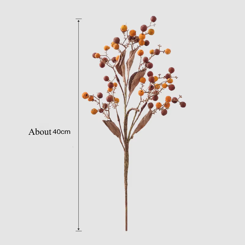 Bouquet de fruits de houx d'automne 40CM