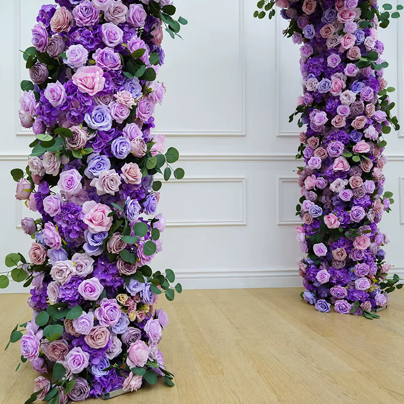 Arc d'hortensia Rose violet