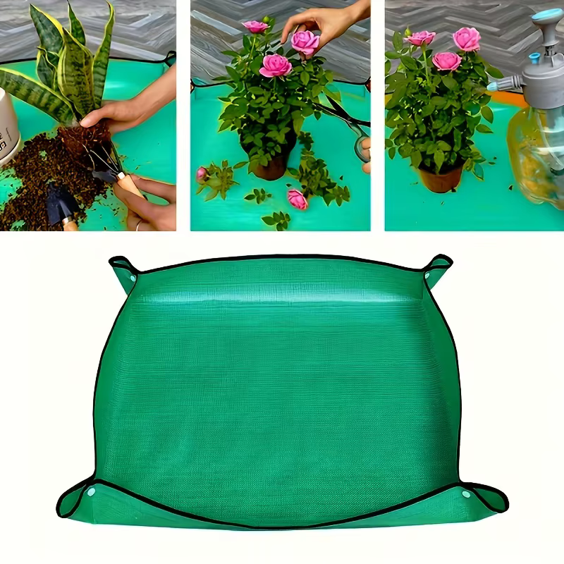 1pc plantation Ma jardinage Pot Pad pliable jardin plante Pot de fleur transplantation tapis imperméables