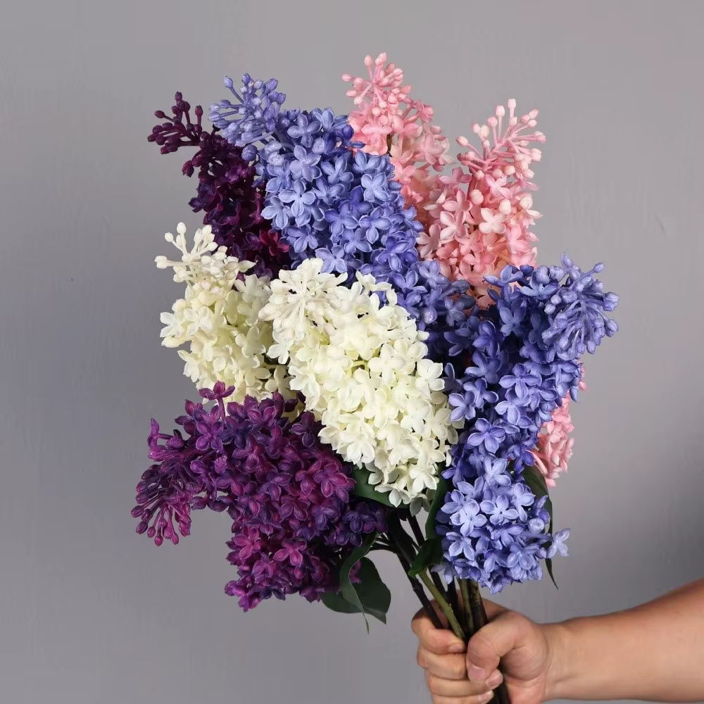 Branche de lilas artificielle réaliste
