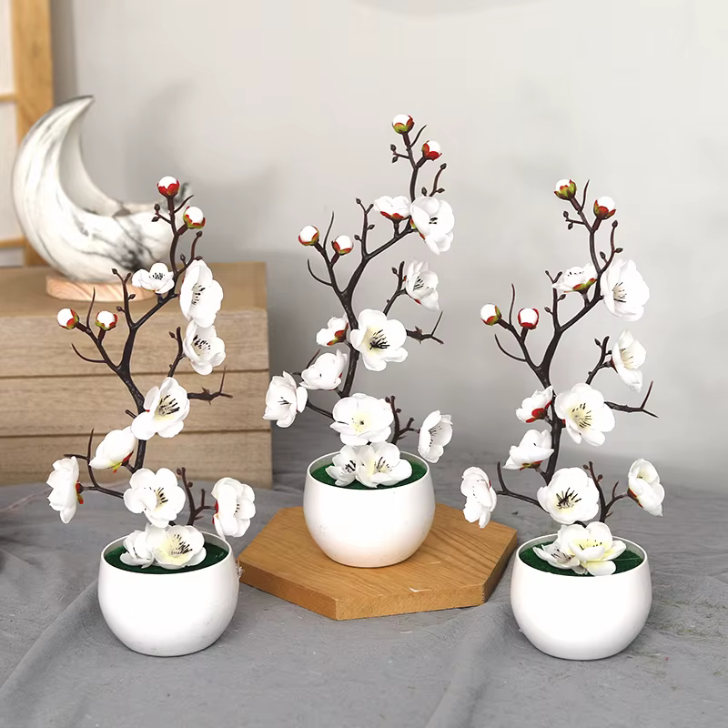 Fausses Branches de pin PE vertes de noël