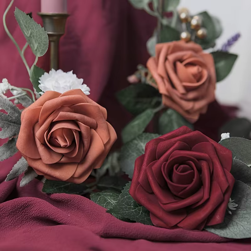 Fleurs artificielles 25 pièces