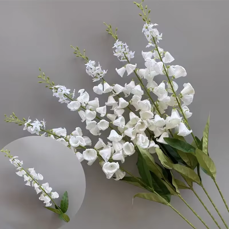 Fleurs d'orchidées en soie de luxe pour l'automne