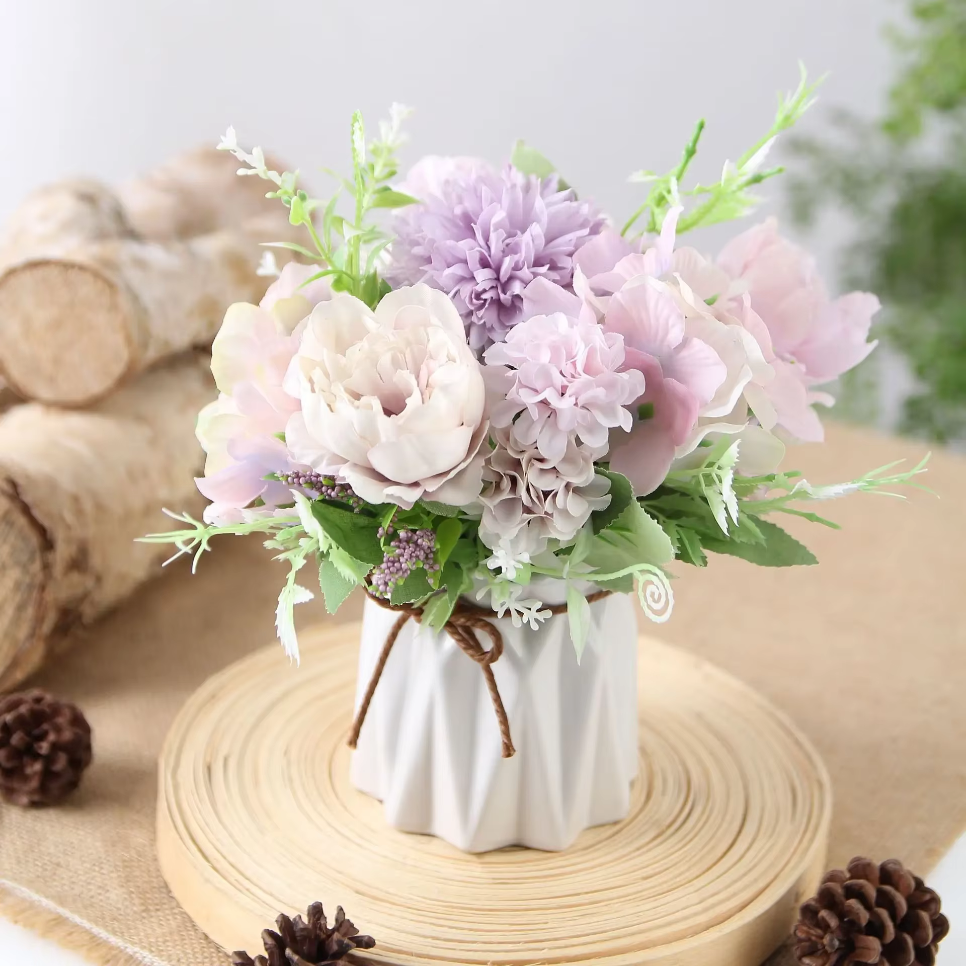 InjFlower-Fausse fleur pour décoration de mariage