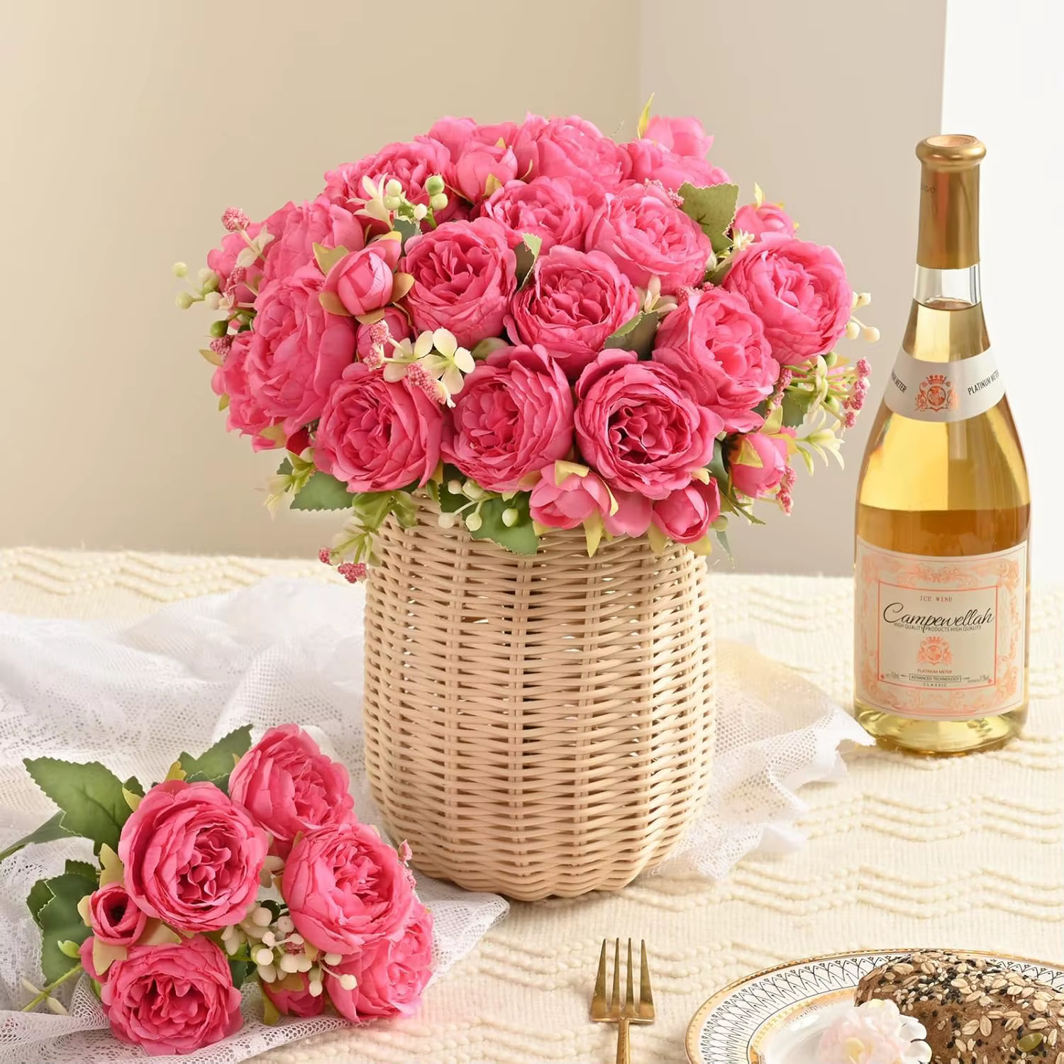 Fleur artificielle pivoine