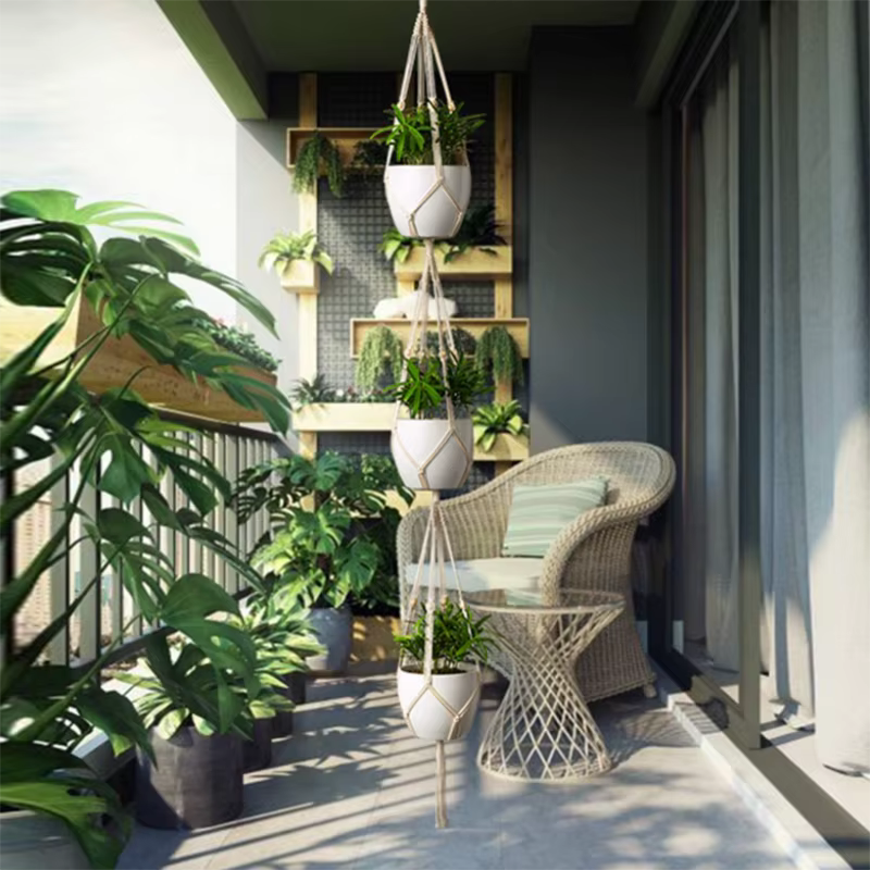 Paniers suspendus pour plantes de jardinage