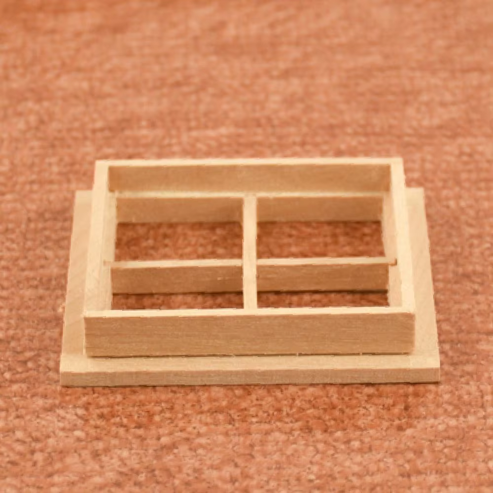 Meubles de maison à double fenêtre bricolage