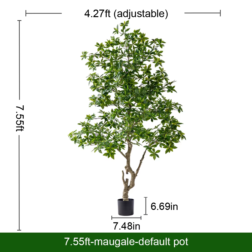 Plantes nordiques artificielles les plus populaires, 190-230 cm, en plastique, Pieris Japonica, grand arbre, décoration de Pâques, bureau, maison, hôtel