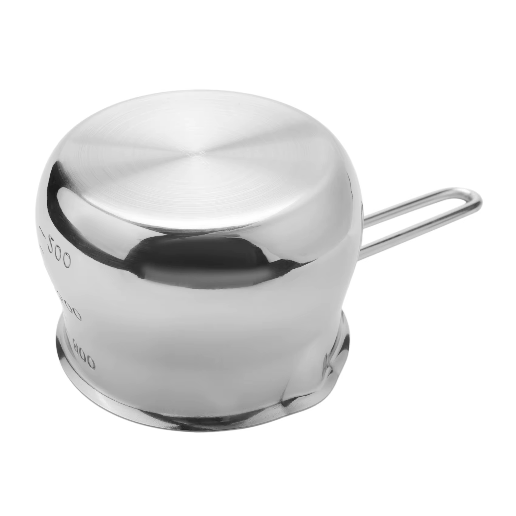 ABKJ-2X Casserole antiadhésive, pot à lait, pot à chocolat fondu, réchauffe-plat, petite casserole, pot à fromage avec becs verseurs