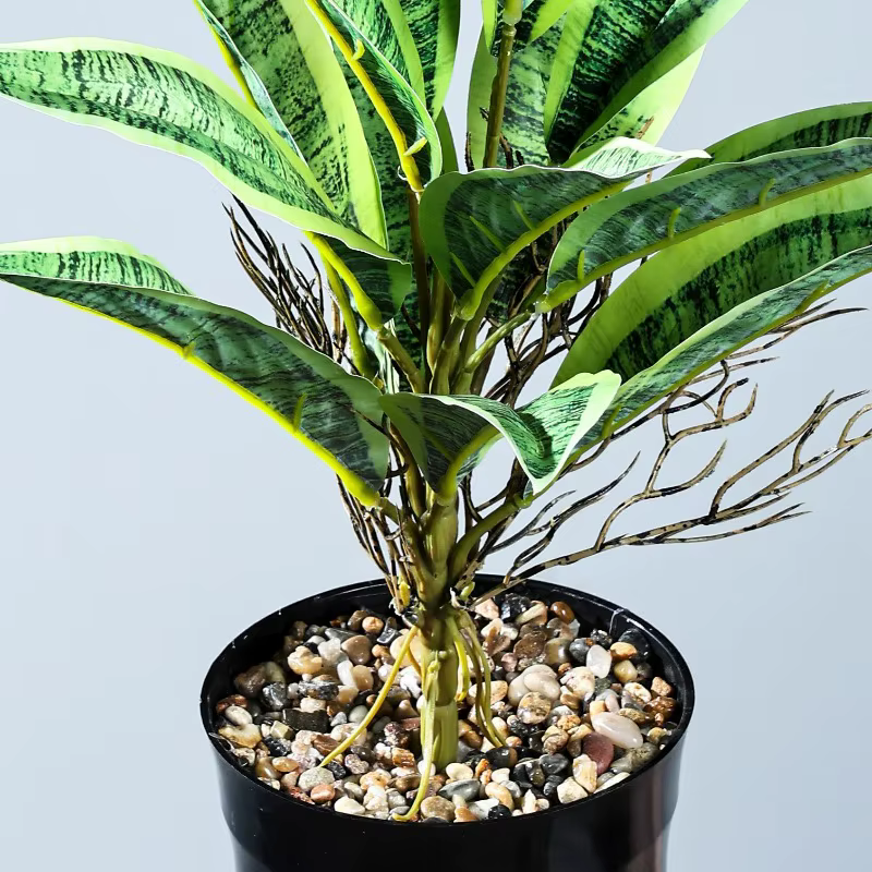 5 pièces de plantes artificielles en plastique