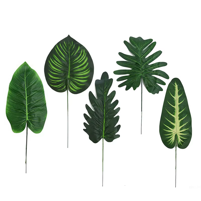 Feuilles de Monstera artificielles de Style hawaïen