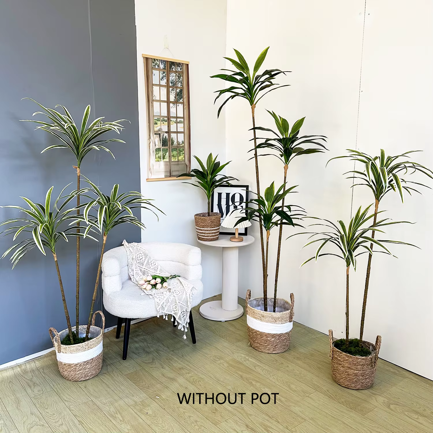 Plante Dracaena verte artificielle 50-225CM