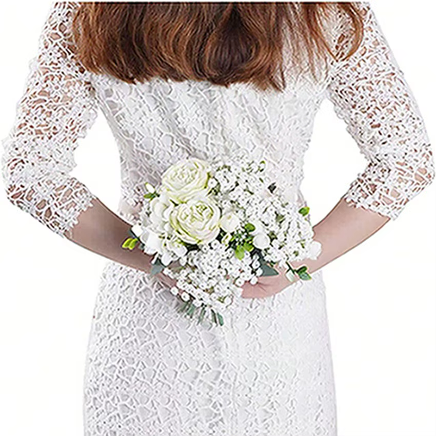 Fleurs artificielles Babysbreath mariage maison chambre Table Decor célébration en plein air Halling couronne de mariée Bouquets Party Craft cadeau