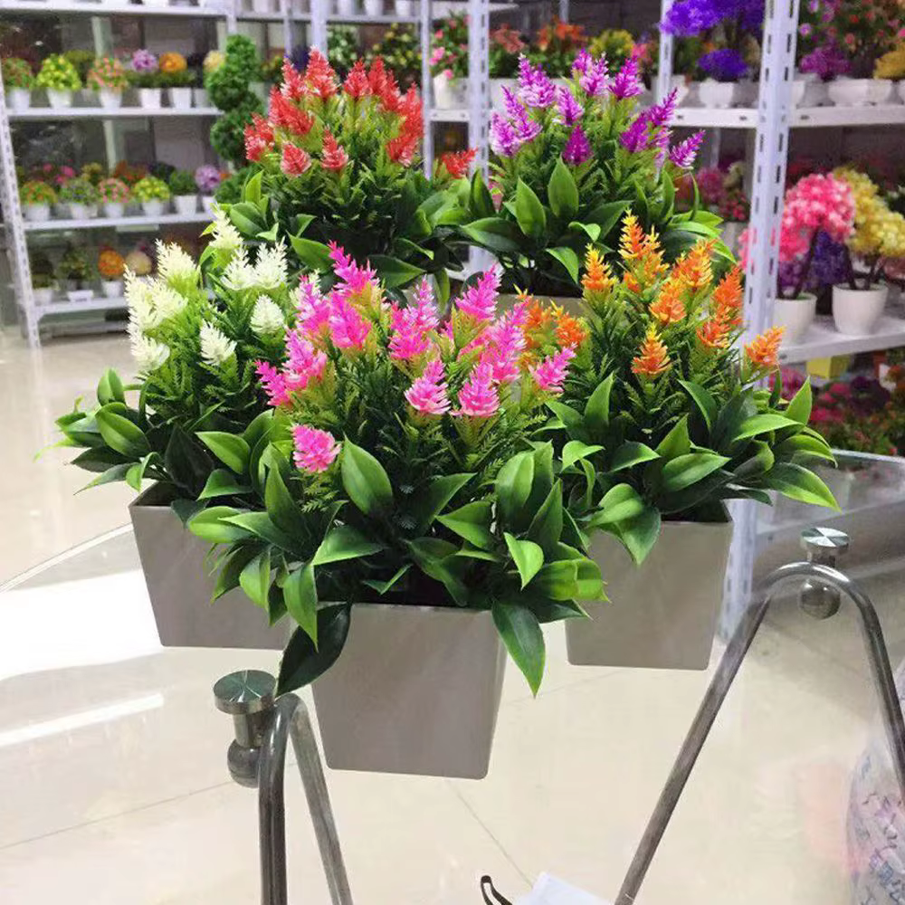 Décoration extérieure pour la maison, plantes artificielles, jardin, faux pot