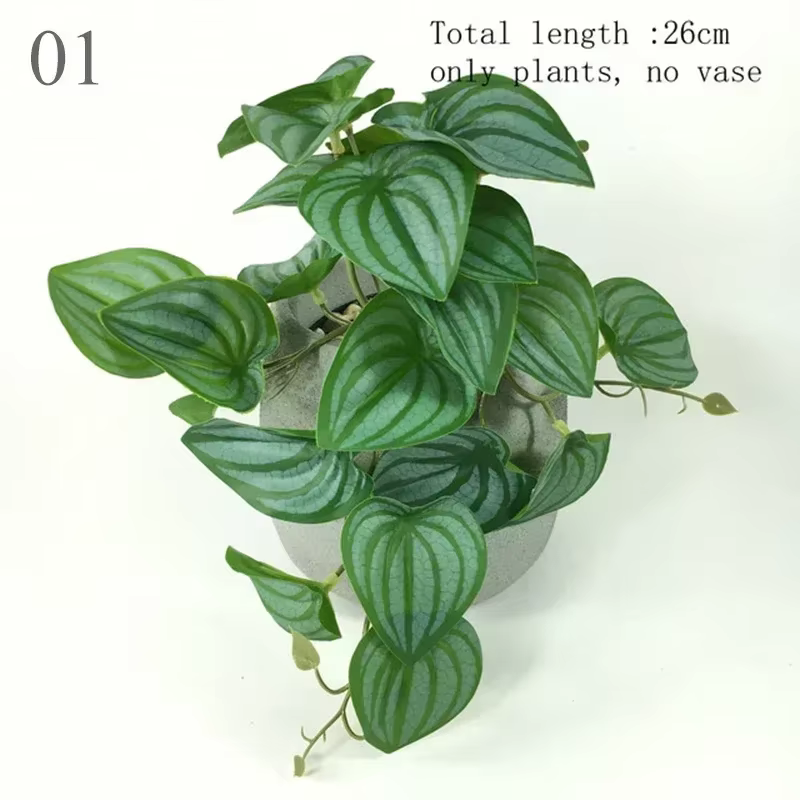 Terrarium artificiel plantes vigne tenture murale fleur rotin Simulation feuille en plastique