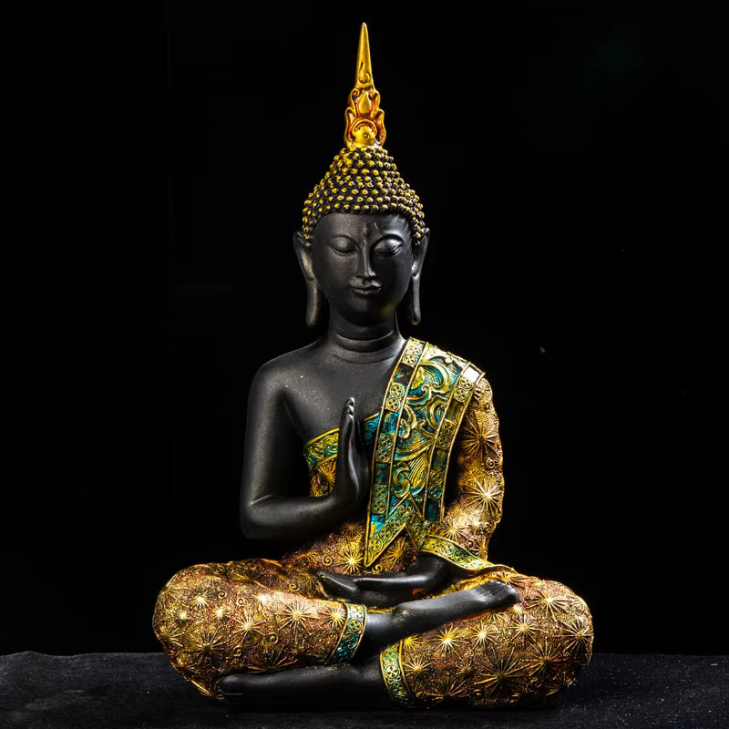 Statue de bouddha thaïlandaise faite à la main