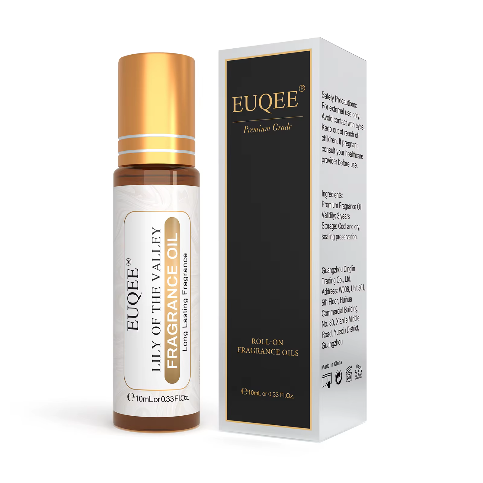 EUQEE – ensemble d'huiles parfumées série fleurs