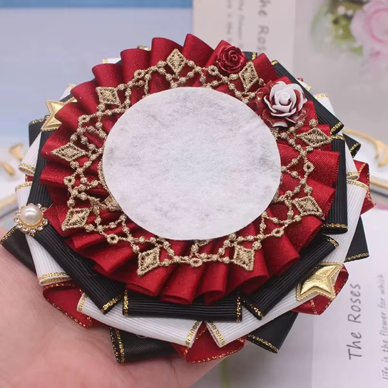 Outil de fabrication de rosettes en ruban transparent DIY de 9 cm, 12 cm, 15 cm, pour figurines de table et fleurs en ruban