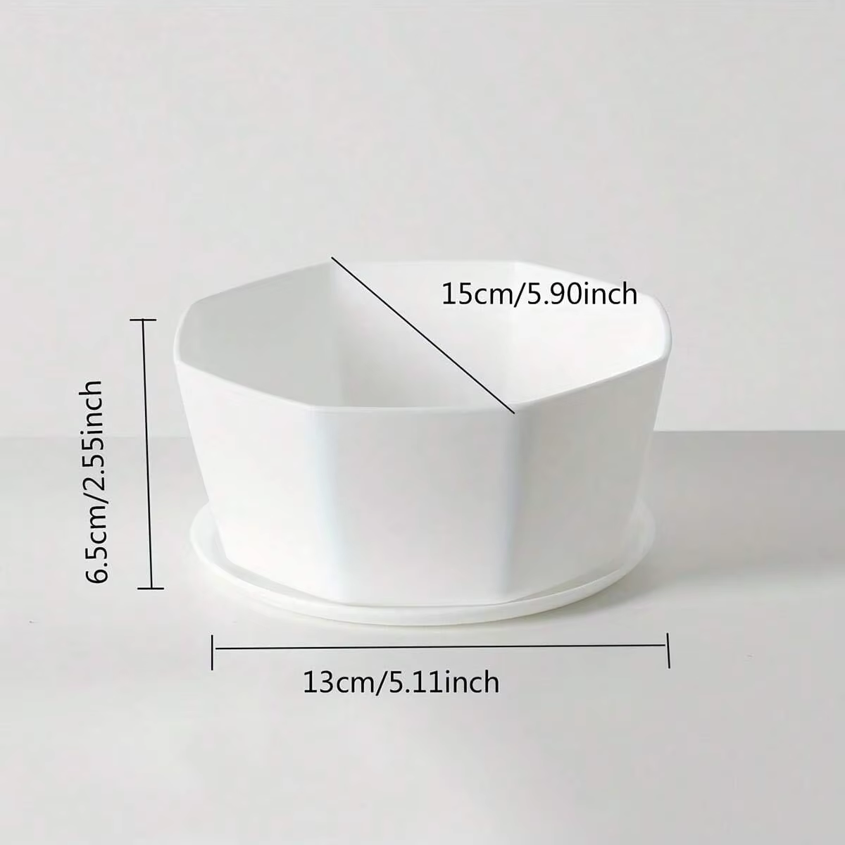 Pots de fleurs d'intérieur en plastique