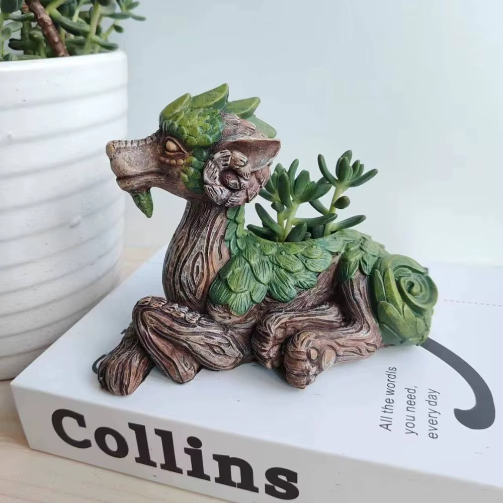 Jardinière d'arbre de dragon créative