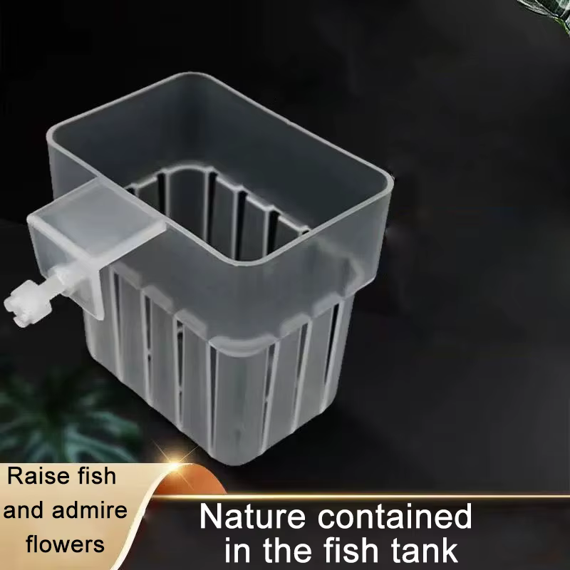Panier hydroponique Transparent pour Aquarium