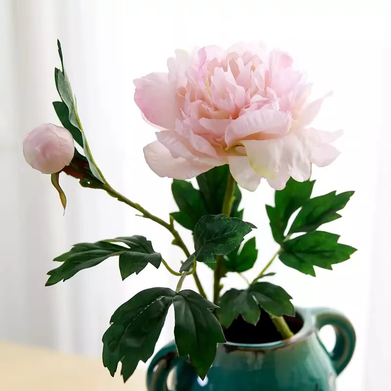 Bouquet de pivoines blanches 70cm